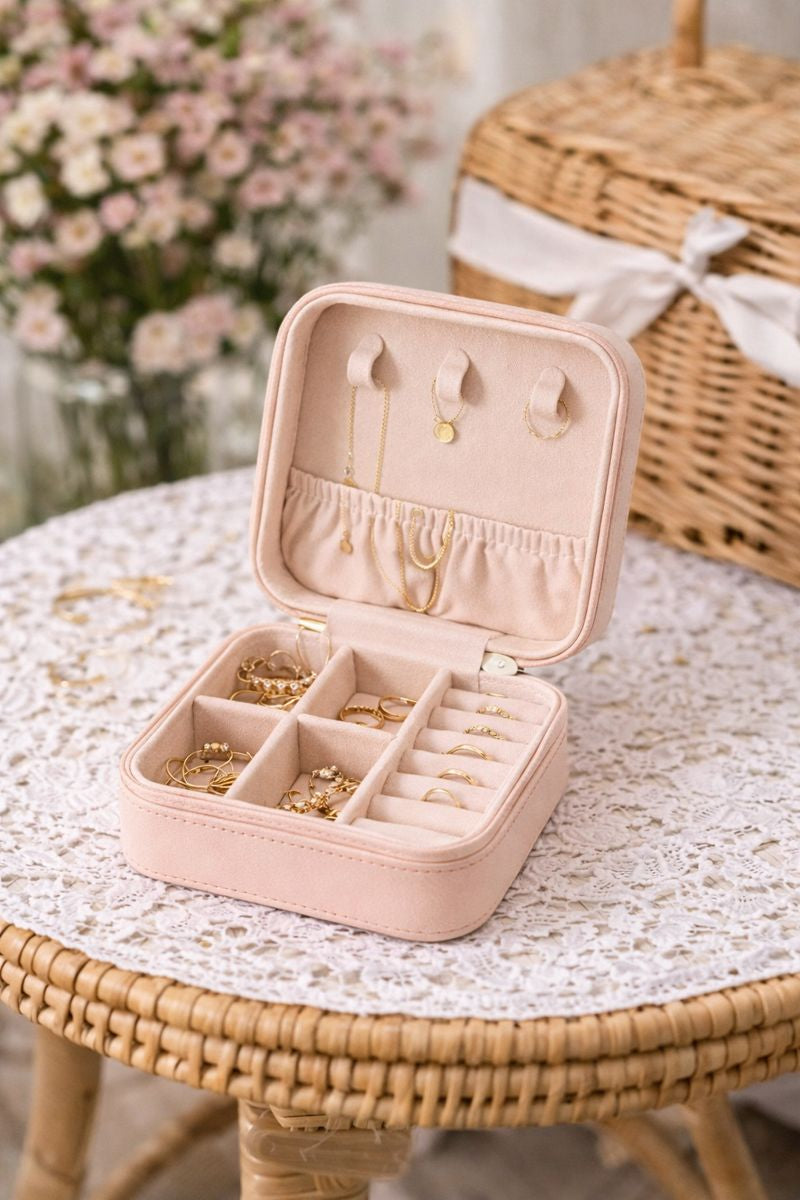 Mini Jewelry Organizer Box – Travel & Daily Storage