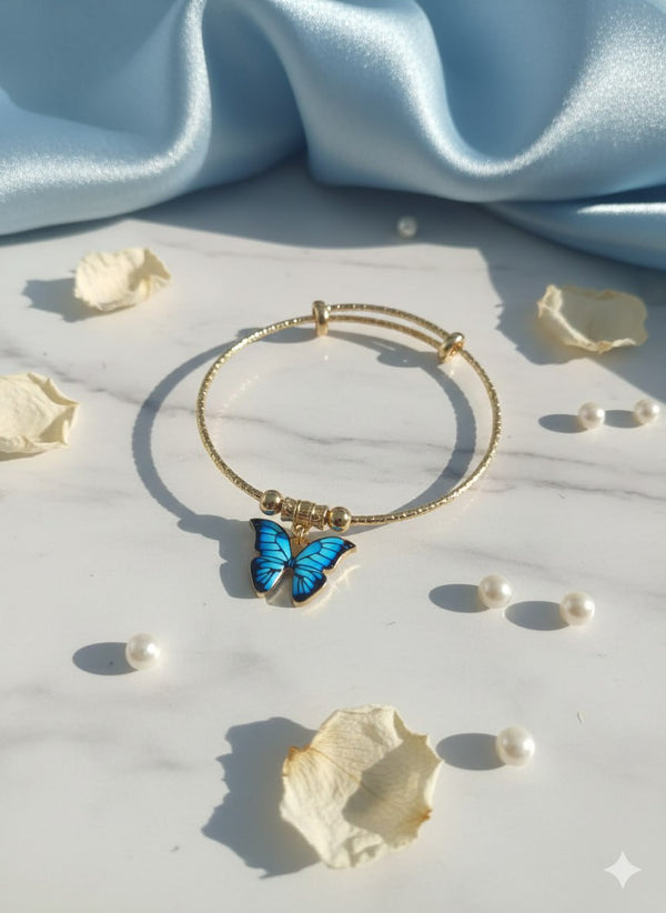 Azure Wing Charm Bracelet
